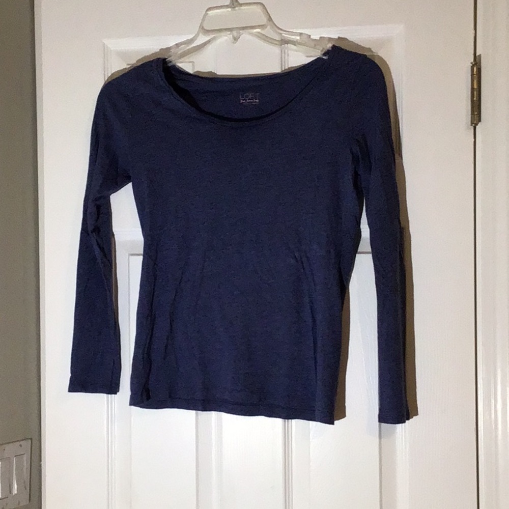 LOFT blue long sleeve